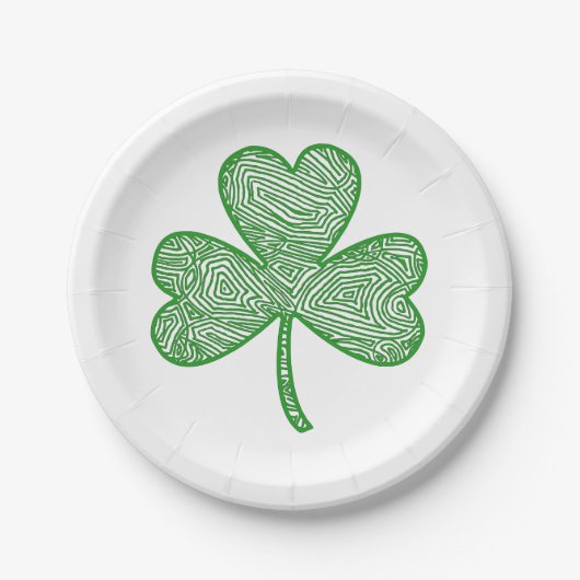 Shamrock Papieren Bordje (Voorkant)