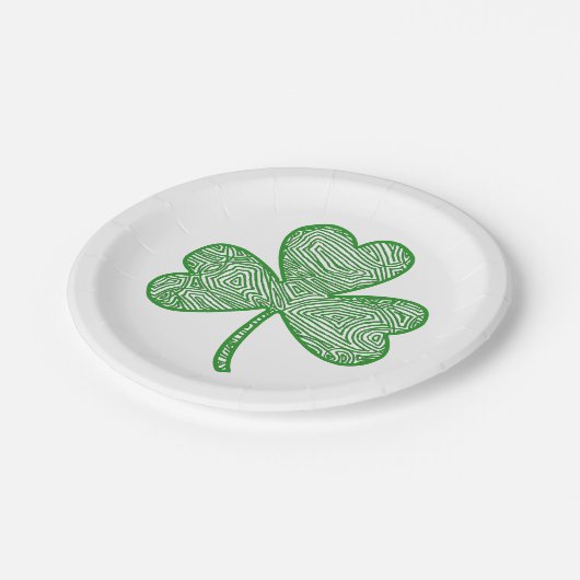 Shamrock Papieren Bordje (Gekanteld)