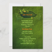 Shamrock Party Girl Uitnodiging - Aanpassen (Achterkant)