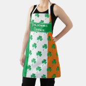 SHAMROCK-patroon | Iers Vlag Schort (Insitu)