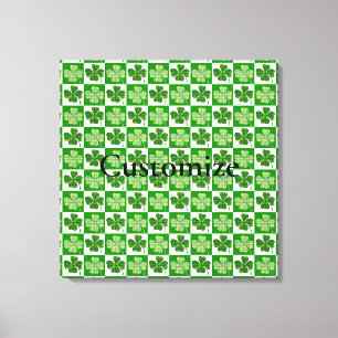 Shamrock Patroon Thunder_Cove Canvas Afdruk