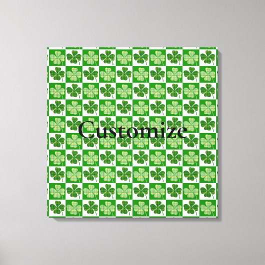 Shamrock Patroon Thunder_Cove Canvas Afdruk (Voorkant)