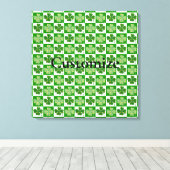 Shamrock Patroon Thunder_Cove Canvas Afdruk (Insitu (Houten vloer))
