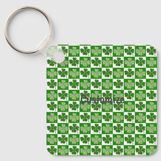 Shamrock Patroon Thunder_Cove Sleutelhanger (Voorkant)