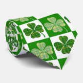 Shamrock Patroon Thunder_Cove Stropdas (Opgerold)