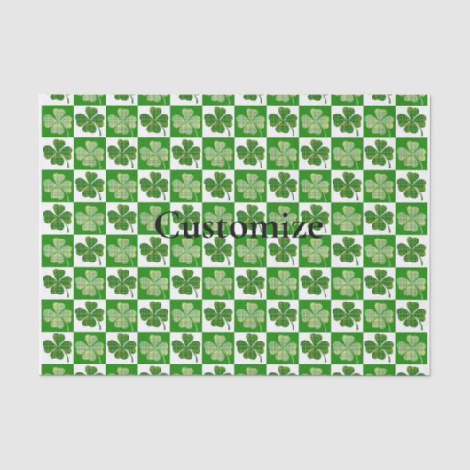 Shamrock Patroon Thunder_Cove Tissuepapier (Voorkant)