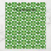 Shamrock Patroon Thunder_Cove Wijn Etiket (Enkel label)