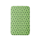 Shamrock Pattern Bath Mat (Voorkant Verticaal)