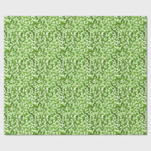 Shamrock Pattern Cadeaupapier (Vlak)