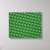 Shamrock Pattern Canvas Afdruk (Voorkant)