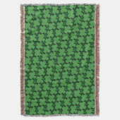 Shamrock Pattern Deken (Voorkant Verticaal)