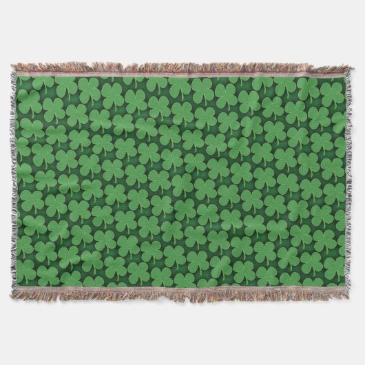 Shamrock Pattern Deken (Voorkant)