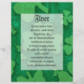 Shamrock Pattern Flyer (Voorkant)