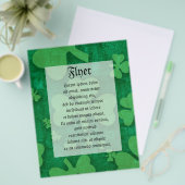 Shamrock Pattern Flyer (Voorkant /achterkant)
