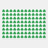 Shamrock Pattern Inpakpapier Vel (Voorkant)