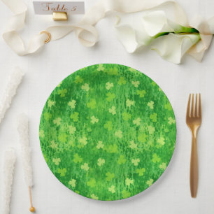 Shamrock Pattern - Irish Clover - Bord papier
