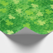 Shamrock Pattern - Irish Clover - Wrapping Paper Cadeaupapier (Hoek)