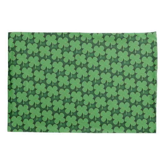 Shamrock Pattern Kussensloop (Achterkant)