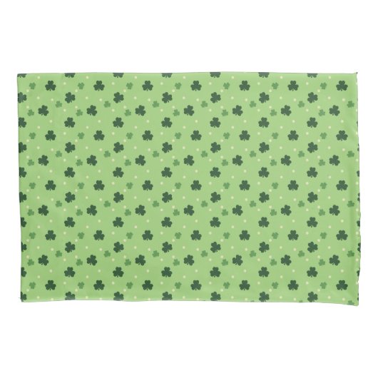 Shamrock Pattern Pillow Hoesje Kussensloop (Voorkant)