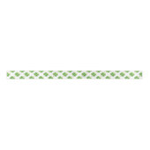 Shamrock Pattern Ribbon Satijnen Lint (Voorkant)