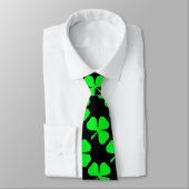 Shamrock Pattern Saint Patrick's Day Stropdas (Gebonden)