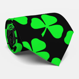 Shamrock Pattern Saint Patrick's Day Stropdas