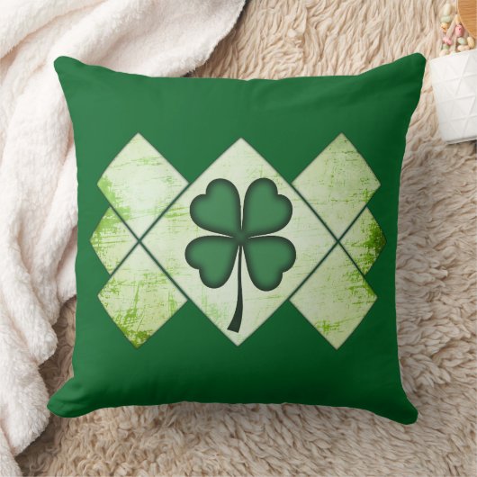 Shamrock Pattern St Patrick’s Day Shirt – almofada Kussen (Deken)