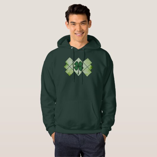 Shamrock Pattern St Patrick’s Day Shirt – camiseta (Voorkant volledig)
