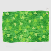 Shamrock Pattern - St Patricks Day - Golf Towel Golfhanddoek (Horizontaal)