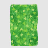 Shamrock Pattern - St Patricks Day - Golf Towel Golfhanddoek (Voorkant)