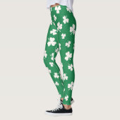 Shamrock Pattern St Patrick's Day Leggings (Links)