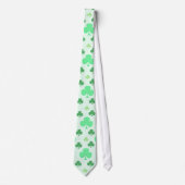 Shamrock Pattern Stropdas (Voorkant)