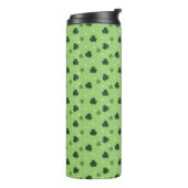 Shamrock Pattern Tumbler Thermosbeker (Gedraaid links)