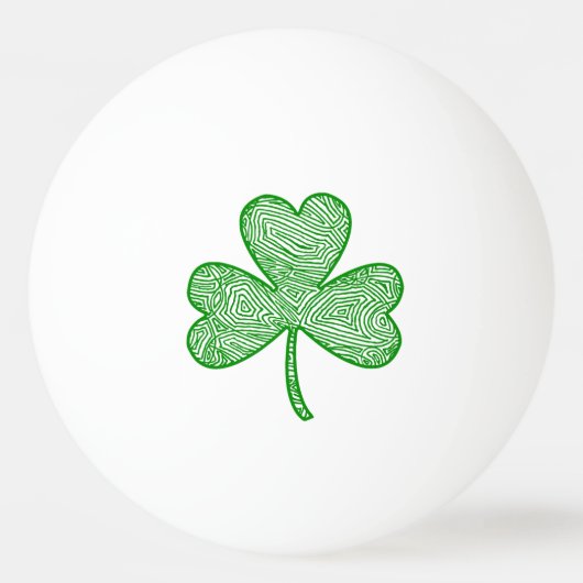 Shamrock Pingpongbal (Voorkant)
