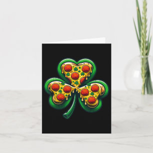 Shamrock Pizza St Patricks Day Ierse Fastfood Lov Kaart