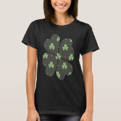 Shamrock plaid Pattern c Patrick's Day matching co T-shirt (Voorkant)