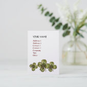 SHAMROCK platina Visitekaartje (Staand voorkant)