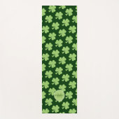 Shamrock Polka dots Ladybug groen patroon Monogram Yogamat (Voorkant)