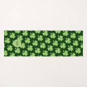 Shamrock Polka dots Ladybug groen patroon Monogram Yogamat (Voorkant (horizontaal))