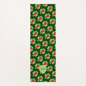 Shamrock Polka dots Ladybug-patroonmonogram Yogamat (Voorkant)