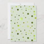 Shamrock Polka Dots Vrijgezellenfeest 2 Kaart (Achterkant)