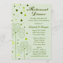 Shamrock Polka Dots Wedding Repetitie Diner 2