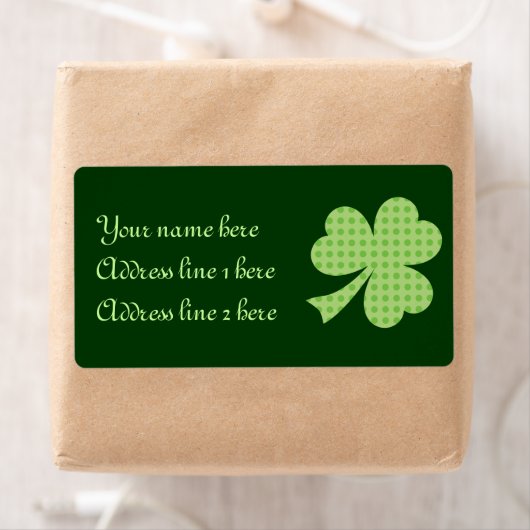 Shamrock Polka stipt het label St. Patrick's Day (Insitu)