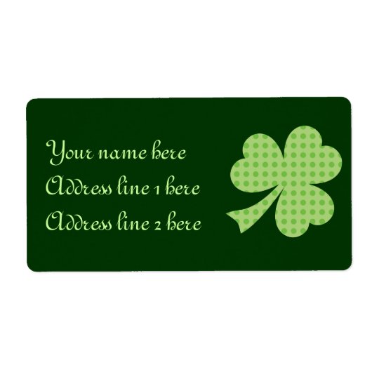 Shamrock Polka stipt het label St. Patrick's Day (Voorkant)