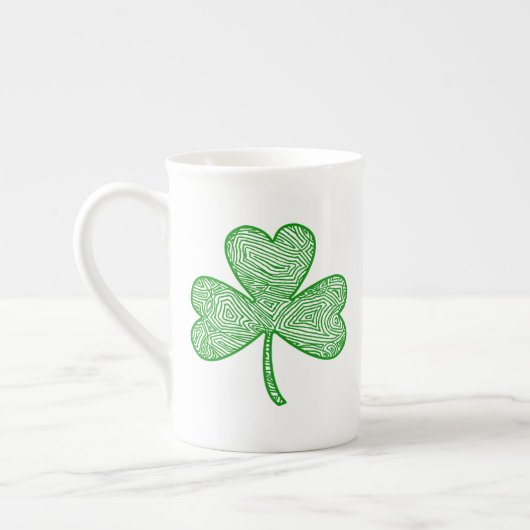 Shamrock Porselein Kop (Links)