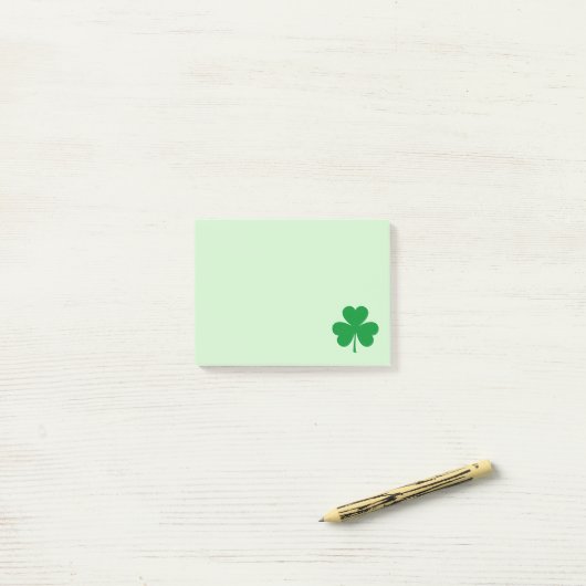 Shamrock Post-it Notes (Op bureau)