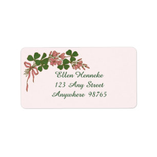 Shamrock Posy Etiket