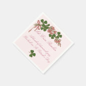 Shamrock Posy Servet (Hoek)