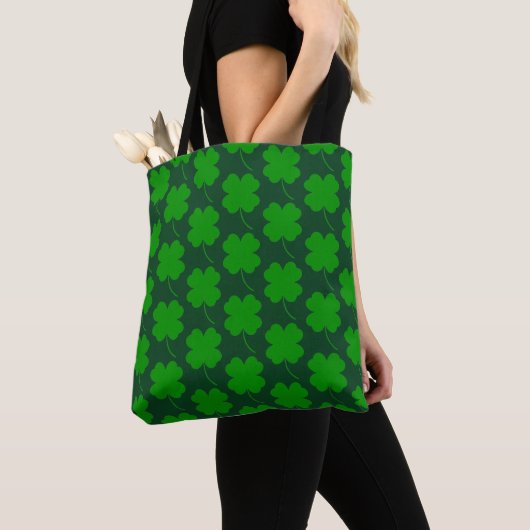 Shamrock Printed St. Patrick's Tanktop Tote Bag (Dichtbij)
