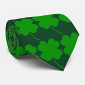 Shamrock Printed Stropdas (Opgerold)